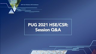 PUG 2021 HSECSR Session QampA [upl. by Eissed]