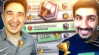 ROZETMEN SIRALAMADA İLK 100e BOOSTLUYOR  Clash Royale [upl. by Sibyl]