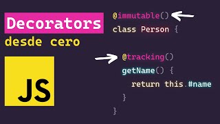 Decoradores en JavaScript Explicación desde cero y con ejemplos [upl. by Amikan]