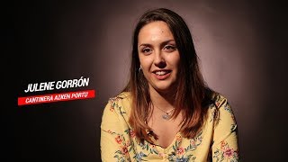 Entrevista a Julene Gorrón cantinera de Azken Portu 2018  Txingudi Online [upl. by Raasch120]