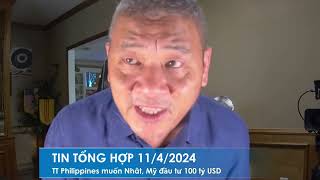 TIN TỔNG HỢP 1142024 TT Marcos muốn Nhật Mỹ đầu tư vào Philippines 100 tỷ USD trong 10 năm tới [upl. by Arihsat]