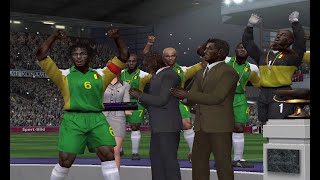 PES 3  COPA ÁFRICA CON SENEGAL  SENEGAL APLASTA 5 A 0 A NIGERIA EN LA FINAL [upl. by Nnylakcaj]