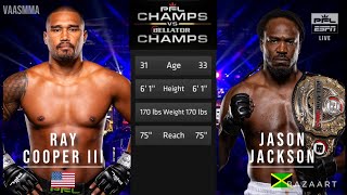 RAY COOPER III VS JASON JACKSON FULL FIGHT  CHAMPS VS CHAMPS [upl. by Yesmar]