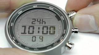 Suunto Elementum Terra  How to set current altitude and basic settings [upl. by Assital]