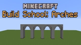 Minecraft Build School Arches [upl. by Aenad]