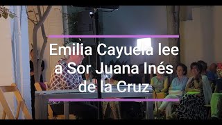 Emilia Cayuela recita un soneto de Sor Juana Poesía en la Casa de los Tiros Granada 2024 [upl. by Melonie]