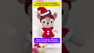 PAQUETE DE PATRONES AMIGURUMIS NAVIDEÑOS PASO A PASO  Como Tejer Amigurumis Paso A Paso En Español [upl. by Raseac]