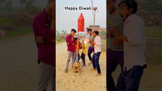 Happy Diwali 🪔  Diwali par Sattar rahe 💣  funny comedy diwali tranding shorts [upl. by Attehcram]