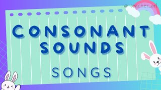 Consonant Song English Alphabet by TeacherArl [upl. by Nalyd]