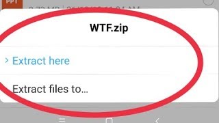 How To Documents Zip Rar Files Extract Here In Redmi Note 5 Pro [upl. by Lunsford]