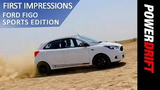 Ford Figo Sports Edition 2017  Whats New  PowerDrift [upl. by Onilecram256]