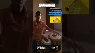 Played with Tabla loop quotतीनताल बेदम तिहाई taught by Pt Santosh Kulkarni Sir [upl. by Benson]