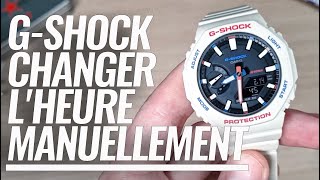 Comment changer lheure sur une montre Casio GShock  Montre Ton Calibre [upl. by Seitz367]