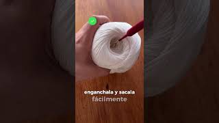 Tip CROCHET para ahorrar en bolucompras crochet tips aprendecrochet [upl. by Lehcyar]