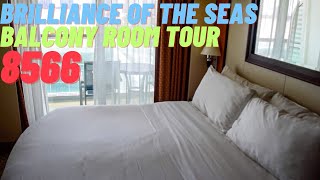 Brilliance Of the Seas  Balcony 1D Room Tour 8566 [upl. by Ramsden]