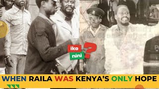 HOW RAILA ESCAPED TO UGANDA TO AVOID ARREST DURING THE STRUGGLE FOR MULTIPARTY DEMOCRACY IN 1991 [upl. by Valorie]