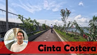 Biking on the Cinta Costera in Panama City Panama with Go Panama Bike Tours [upl. by Harihat659]