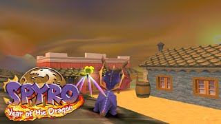 Spyro 3 Year of the Dragon Hack  Play as Spyro in Agent 9s Dino Mines area [upl. by Llenahc]