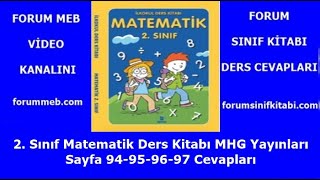 2 Sınıf Matematik Kitabı Sayfa 94959697 MHG Yayınları [upl. by Allanson996]