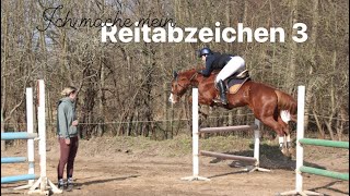 Ich mache das REITABZEICHEN 3 🥳🐴 [upl. by Bohun]