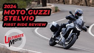 2024 Moto Guzzi Stelvio First Ride Review  Ultimate Motorcycling [upl. by Carder]