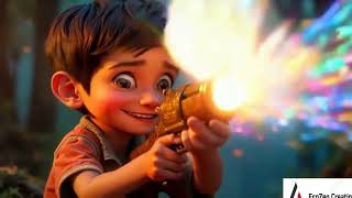 Guddu Ki Gun  Kids animation video  EcoZen Creations [upl. by Enenaj736]