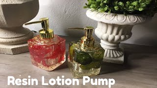 Easy Resin Lotion Pump  RoseJayCreates [upl. by Pinter523]