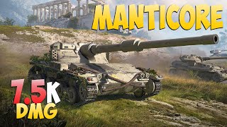 Manticore  3 Kills 75K DMG  Completely empty  World Of Tanks [upl. by Notserc]