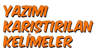 5dkda YAZIMI KARIŞTIRILAN KELİMELER [upl. by Chinua]