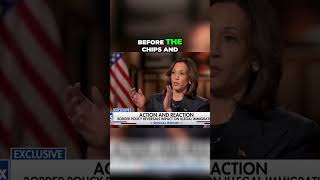 Kamala Harris Stumbles When Asked About Releasing Illegal Aliens into the US BreakingNews Shorts [upl. by Aidile]