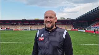 INTERVIEW  Manager Ryan Cresswell on away draw to FCUM  21924 [upl. by Alaik]