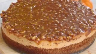 Pecan Pie Pumpkin Cheesecake Cheesecake Factory Copycat Recipe Video [upl. by Alicirp912]