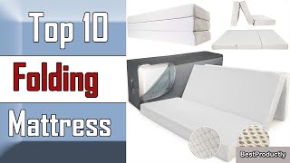 ✅ 10 Best Folding Mattress New Model 2022 [upl. by Anaitat256]