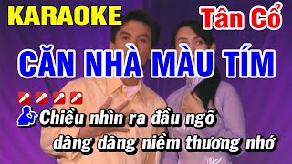 Căn Nhà Màu Tím Karaoke Vọng Cổ  Phi Nhung  Mạnh Quỳnh  Hoài Phong Organ [upl. by Matthaus]