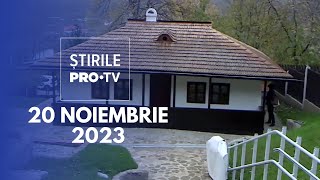 Știrile PRO TV  20 Noiembrie 2023 [upl. by Salahcin772]