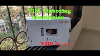 VDP Installation CP Plus CPPVK70MTH1 by SAG SYSTEMS [upl. by Noffihc]