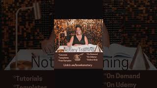 Notary Training notarytips shorts [upl. by Nnaear]