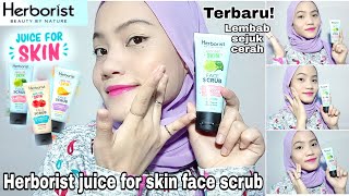 Review Herborist Juice For Skin Face Scrub Apple amp Broccoli🍏🥦 SejukampLembab  By Amalia Novianti [upl. by Orvan]