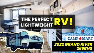 Affordable Lightweight Family RV RV Tour of 2022 Grand River 269BHS  Family Camper  RV Life [upl. by Gobert]