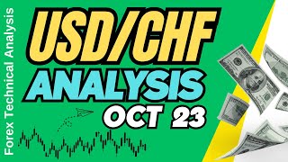 USD CHF Technical Analysis for October 23 2024 [upl. by Atikahc]