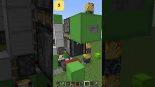 3 Ways to turn a button into a lever Minecraft BE minecraft bedrock minecrafttutorial redstone [upl. by Wieren]