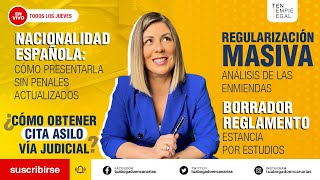 REGULARIZACIÓN MASIVA análisis de las enmiendas [upl. by Childers]