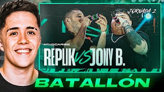 GAZIR reacciona a JONY BELTRÁN vs REPLIK en FMS CARIBE 🏴‍☠️ [upl. by Einnoj461]