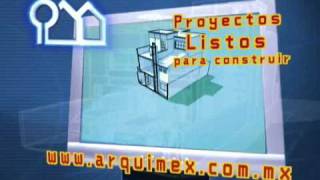 ARQUIMEX Planos de Casas TV SPOT [upl. by Adnalram]