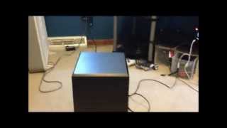 Acoustic Audio 8quot 300 watt Powered Subwoofer Review [upl. by Llewxam472]