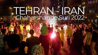 Chaharshanbe Suri 2022 in Saadat Abad TEHRAN  چهارشنبه سوری ۱۴۰۰ تهران سعادت آباد [upl. by Biddick]