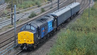 Rail Operators Group 37800 At Doncaster From Ely Mlf Papworth Sidings To Derby RTCNetwork Rail [upl. by Aiset216]