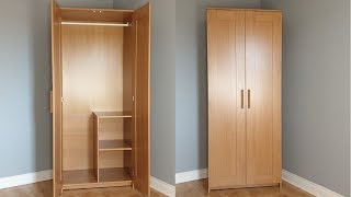 Ikea Brimnes wardrobe with 2 doors  assembly [upl. by Shena]