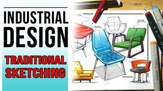 Industrial Design Traditional Sketching [upl. by Ynabla424]