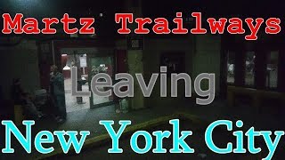 Martz Trailways Leaving New York City [upl. by Gernhard384]